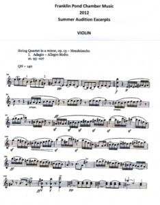 Read more about the article 2012 Audition Excerpts Posted