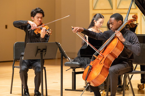 Click photo to view Sycamore Trio in 49th Annual Fischoff Competition Finals