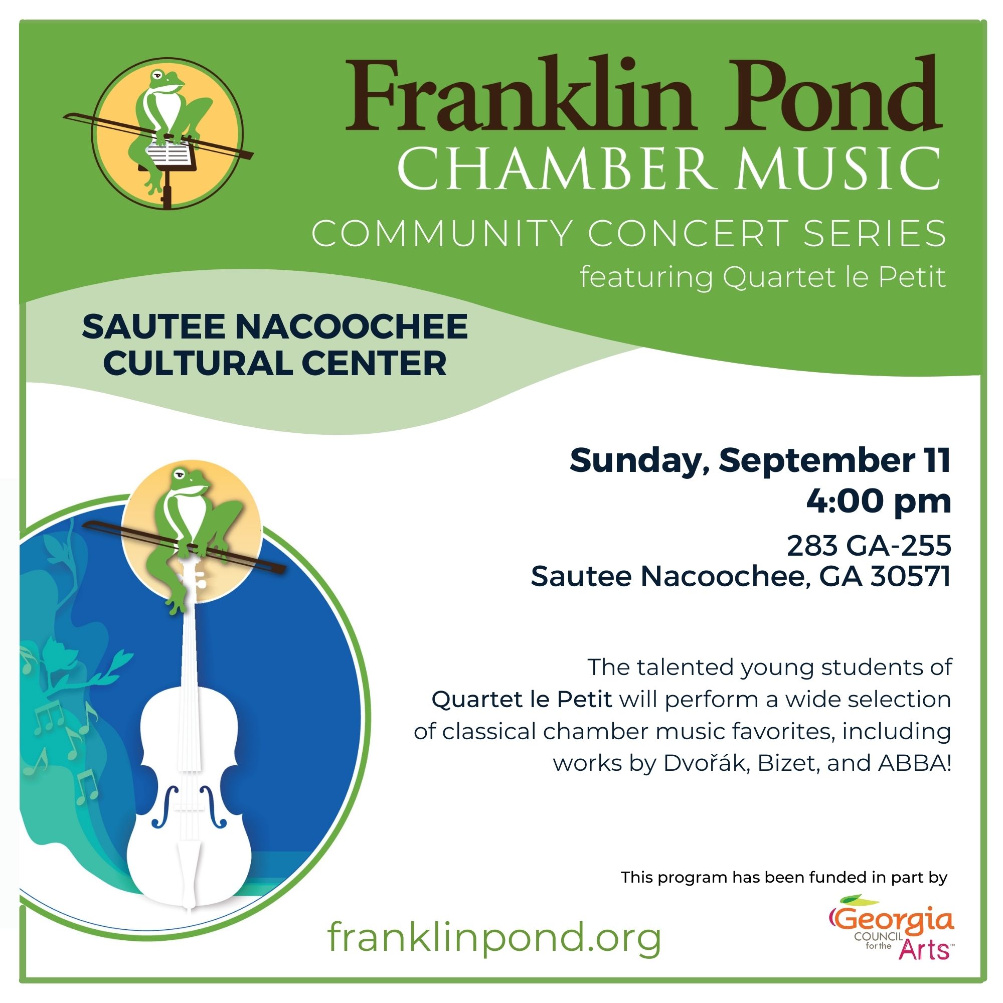 You are currently viewing Quartet le Petit in Concert – September 11