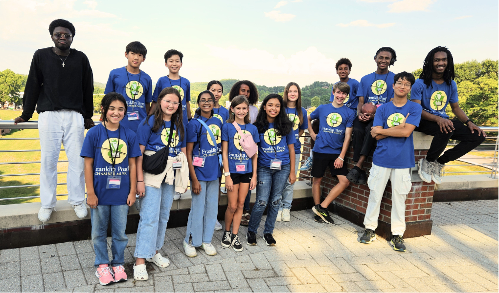 2024 summer kids in tshirts at UNG lunch