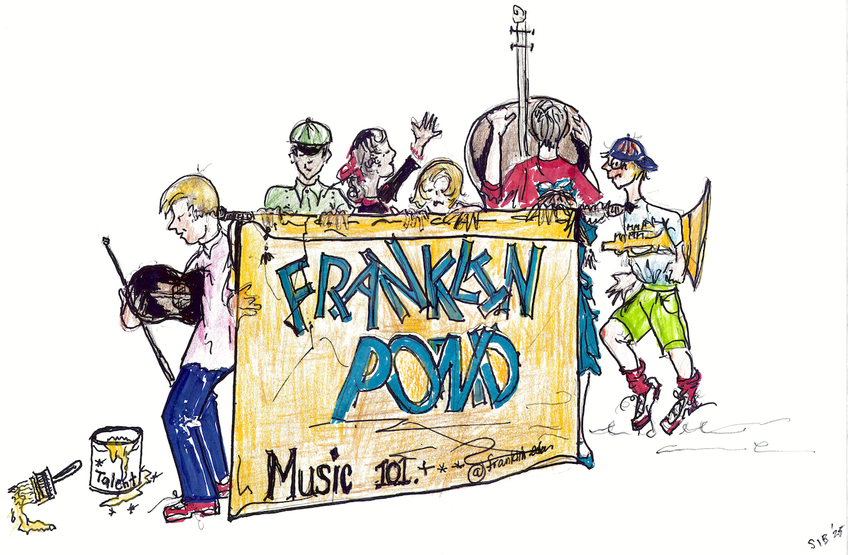 Franklin-Pond-cartoon-Lenbrook-WEB cartoon art by Lenbrook staff member