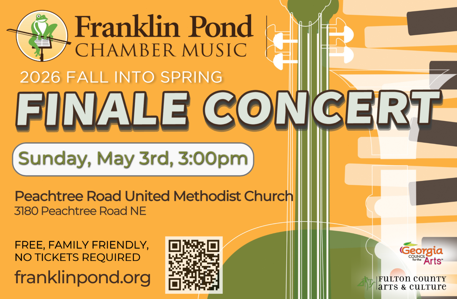 2026 Fall Into Spring Finale Concert flyer